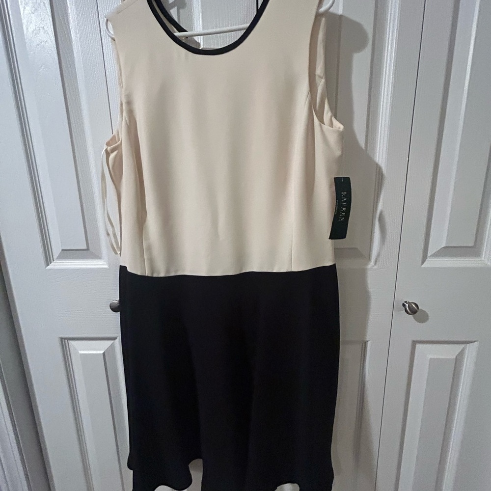 Ralph Lauren - black and white dress
